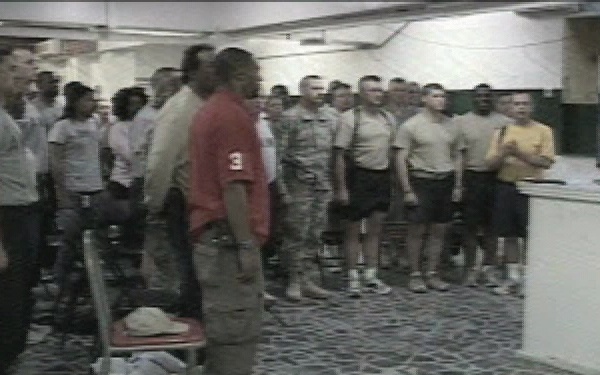 Ind. National Guard Troops Watching Indy 500