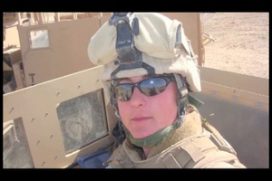 Female Marine Awarded Purple Heart on Memorial Day