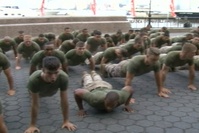 Marines and Sailors Run Around the World Trade Center, Part 1