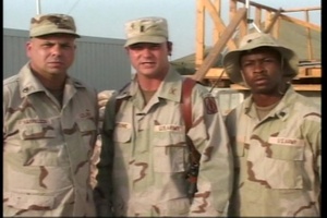 Lt. Newsome, Staff Sgt. Harrelson, and Spc. Wise