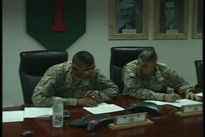 Danger Conference - MG Vincent Brooks and CSM Jim Champagne, Part 1
