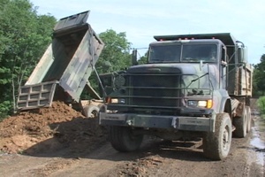 Guard Engineers Save Lake Levee