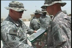 Soldiers Receive Battlefield Promotions