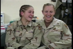 Sgt. Angela Carey and Spc. Courtland Faulkner