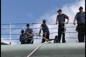 HMCS Algonquin Arrives at JBPHH for RIMPAC