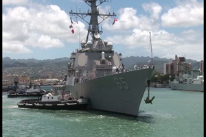 USS Benfold (DDG 65) Arrives at JBPHH for RIMPAC