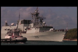 HMCS Calgary (FFH 335) Arrives at JBPHH for RIMPAC