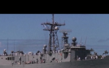 USS Ford (FFG 54) Arrives at JBPHH for RIMPAC