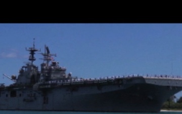 USS Bonhomme Richard (LDH 6) Arrives at JBPHH for RIMPAC