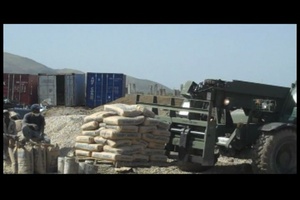 New Horizons-Haiti 2010: Seabees Pour Foundation at School