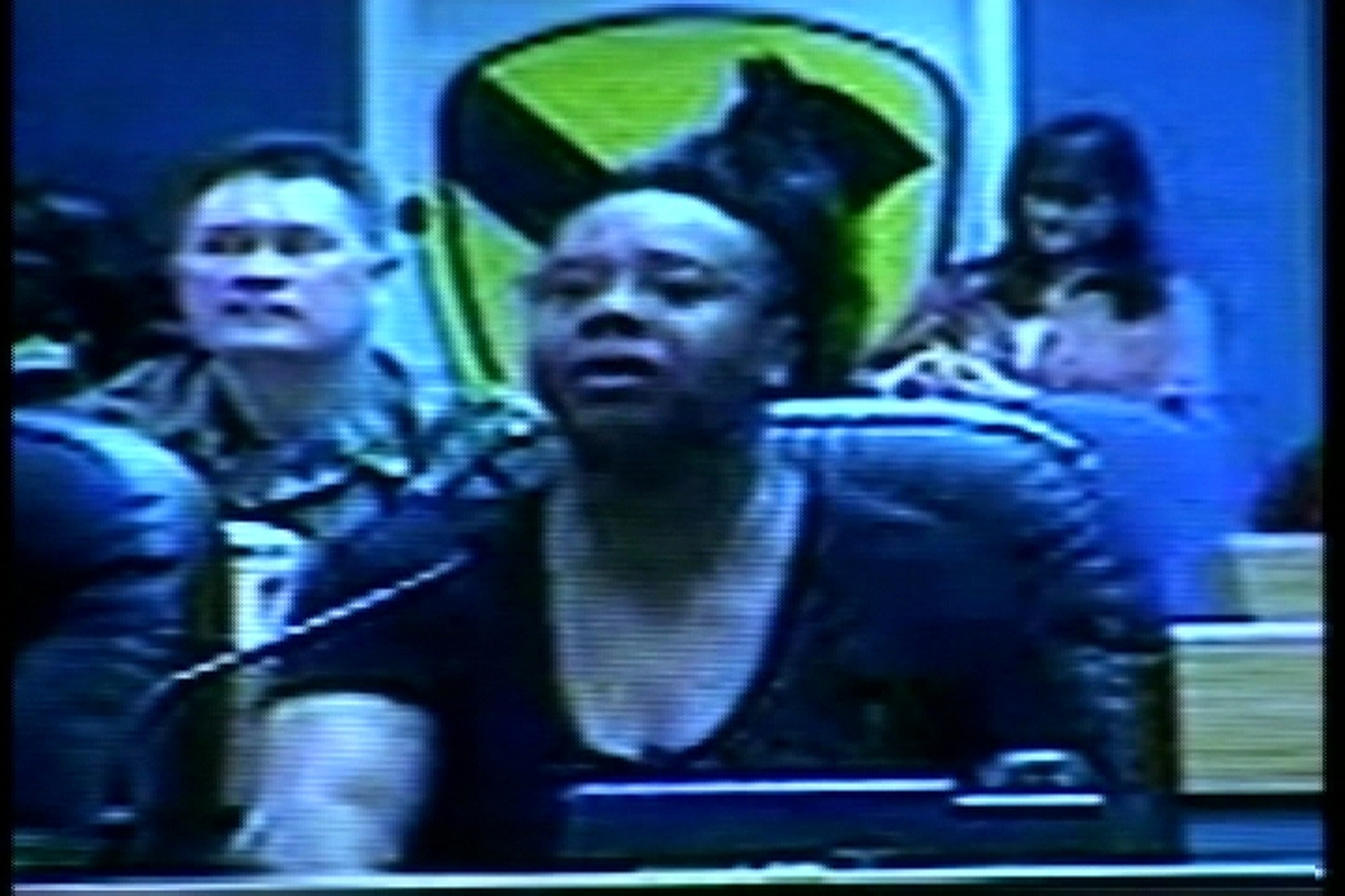 Package about a promotion ceremony for 1st Cavalry Division Soldiers in Baghdad while their families watch via video teleconference in Fort Hood, Texas. Includes interviews with Sharon Leach, via video telephone, and Command Sgt. Maj. Steven Leach, both of Gaffney, S.C. Produced by Army Sgt. Elise Al Sharif, 122nd Mobile Public Affairs Detachment.