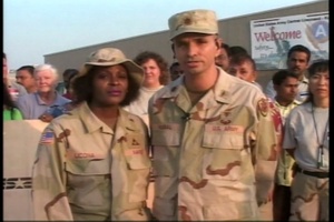 Maj. John Rubal and Civ. Bridgett Licona