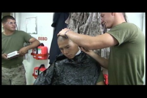 Haircuts Aboard The USS New Orleans,  Part 1