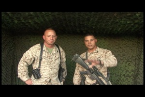 Gunnery Sgt. William Price and Gunnery Sgt. Raynard Feagin