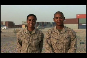 Cpl. Jade Myles and Cpl. Jordan Myles
