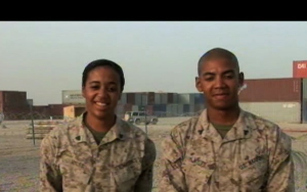 Cpl. Jade Myles and Cpl. Jordan Myles