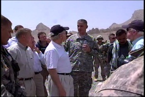 Top Officials Visit New Check Point in Kandahar (Short Story)