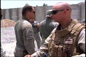 Top Officials Visit New Check Point in Kandahar (Long Story)