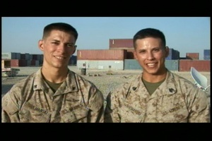 Marine Lance Cpl. Jordan Shemanski and Sgt. Justin Shemanski