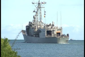 USS McClusky Leaves Pearl Harbor to Join RIMPAC 2010