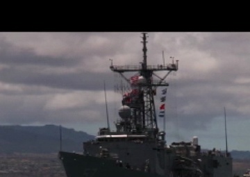 USS Reuben James Leaves Pearl Harbor for RIMPAC 2010