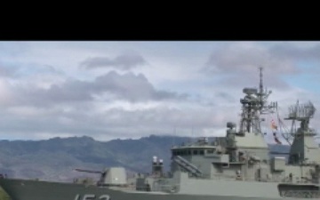 HMAS Warramunga Leaves Pearl Harbor for RIMPAC 2010