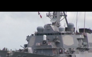 USS Benfold Leaves Pearl Harbor for RIMPAC 2010