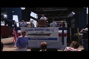 USS Michael Murphy Keel Laying Ceremony