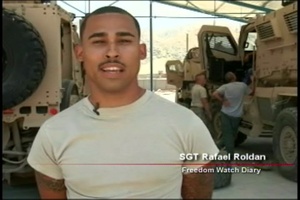 Freedom Watch Diary - Sgt. Rafael Roldan