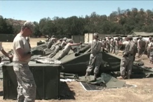Global Medic 2010: Building the Combat Support Hospital, Part 1