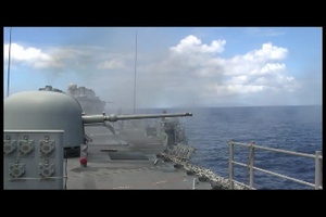 Navy Ship Gunshoot