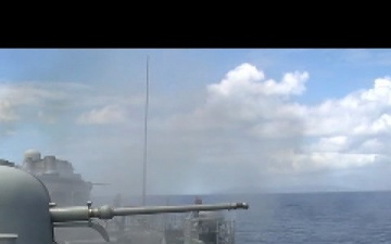 Navy Ship Gunshoot