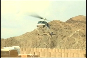 Soldiers Ensure Safe Helicopter Landing at FOB Joyce - Package, Short