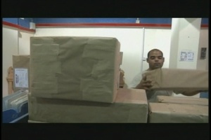 Soldiers Oversee Mail - Package