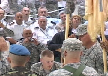 Multi-National Battle Group East Transfer of Authority Ceremony