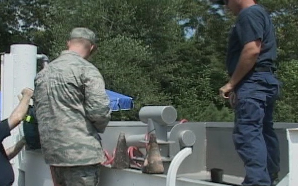 Gen. Nolan's Visit to Armed Forces Activity Area