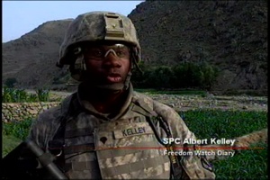 Freedom Watch Diary - Spc. Albert Kelley