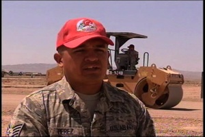 Red Horse Airmen Build New Taxiways and Parking Structures
