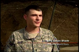 Freedom Watch Diary - Spc. Jason Shade