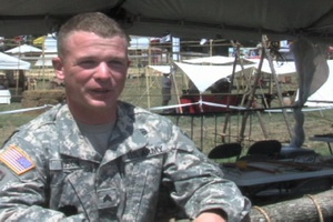 Drill Sergeant Ties Knots