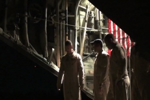 C-130 Delivers Food Supplies to Pakistan