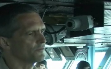 Capt. David Lausman speaks to Vietnamese Media During Tour, Part 1