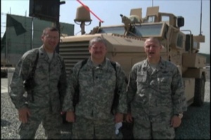 Air Force Lt. Col. Scott Boyd, Col. Mark McKenzie and Navy Cmdr. Thomas For