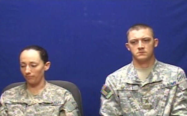 Sgts. Christopher and Amber Scott - St. Petersburg Times Forum, Part 2