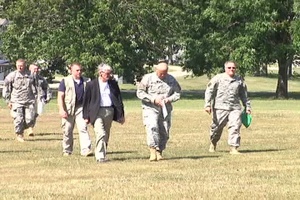Secretary of the U.S. Army Visits Muscatatuck