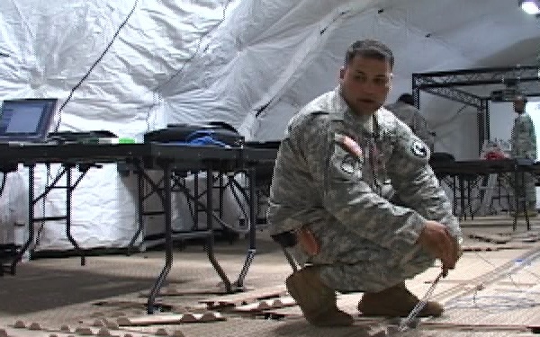 Soldiers Wire Communication Network