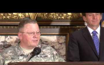 Governor Announces Adjutant General Selection, Part 1