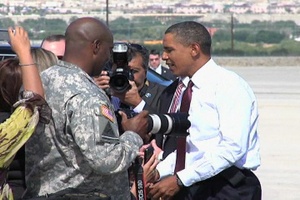 President Barack Obama Thanks Troops on Drawdown