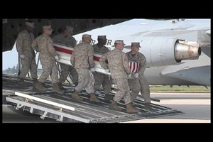 Dignified Transfer of Gunnery Sgt. Floyd Holley