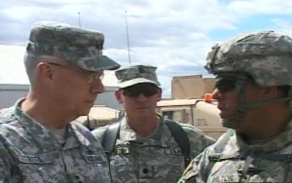 Oregon Guard Adjutant General Visits Deploying Soldiers